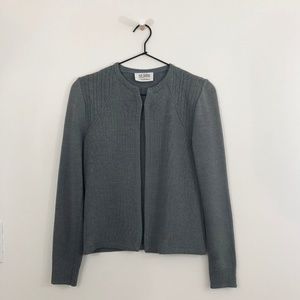 ST. JOHN FOR SAKS VINTAGE CARDIGAN PEWTER 4